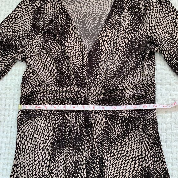 NWOT Marks & Spencer Animal Print Midi Dress US 6 - Picture 6 of 8